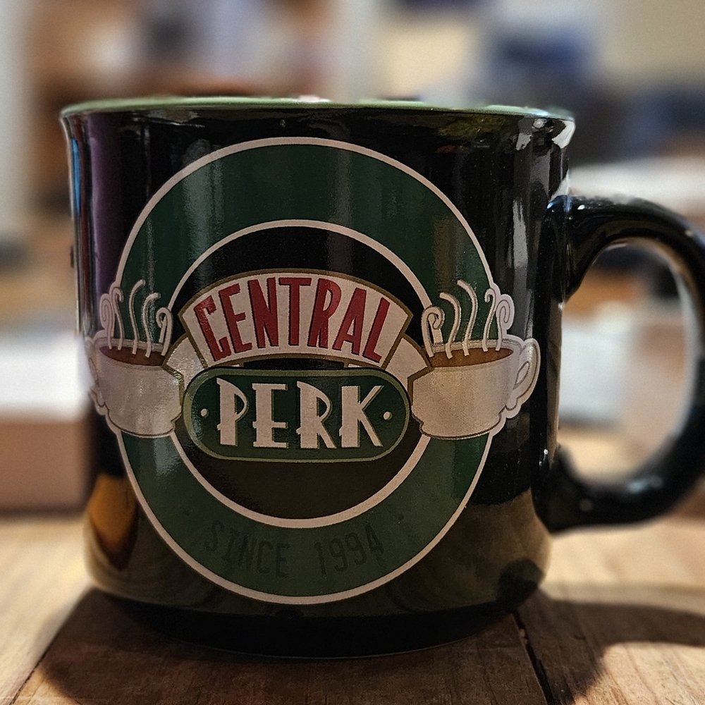 Central Perk Black Coffee Mug
